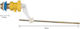Float Metal Tail 1/2" Side-Bottom 20cm Spek 68215