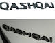 Metal Sticker Car Brand Logo Nissan Qashqai Black 200 X 25mm 1 Piece
