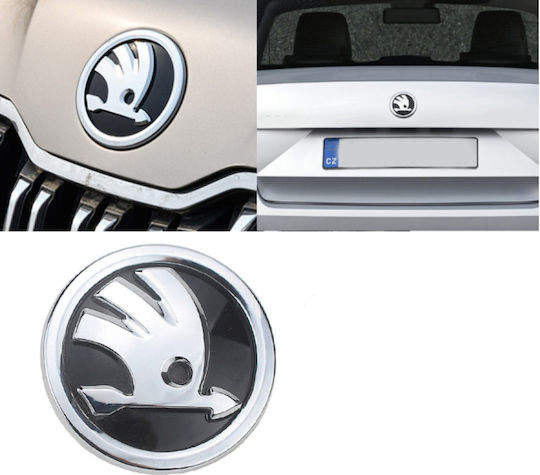 Σήμα Καπώ Γνήσιο Κατάλληλο Skoda Fabia 2014-2018 Nj3 3v0853621a 1 Τεμ