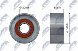 Τροχαλία Παρέκκλισης Ιμάντας Poly-v Honda Accord Vii 2003-2012 2.2l Sedan Honda Accord Vii Tourer 2003-2008 2.2l Estate Honda Cr-v Ii 2001-2007 2.2l Suv