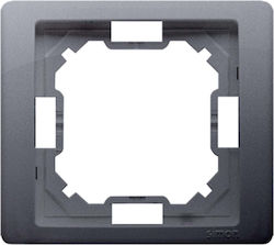 Single Frame Silver Matte Simon Basic