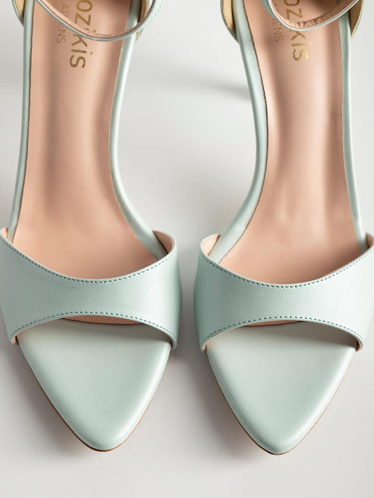 Bozikis Damen Sandalen Grüne K26-069-0727 D-MENTA