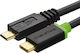 Cabletime USB 2.0 Kabel USB Typ-C männlich - micro USB-B Schwarz 1m
