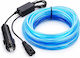 Innenraum-Dekorationsbeleuchtung für Autos Neon El Wire Blau 5m 12V Zigarettenanzünder Dekoratives Licht Kabine 93532