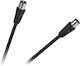 DM Pro Antenna Cable Coax Male - Coax Female Black 10m DM-RF-10B 1 Piece