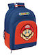 Super Mario School Backpack Red 15L 32 x 15 x 42 cm