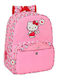 Hello Kitty Schulranzen Rucksack Kindergarten Rosa 26 x 11 x 34cm