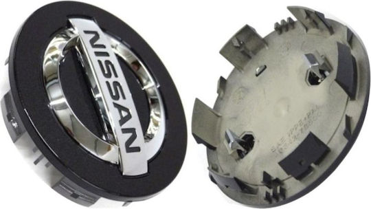 Carro 34244120 Car Wheel Center Cap Nissan Inner Diameter 60mm Black 1 Piece