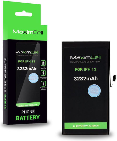 Maximcell Kompatible Ersatzbatterie 3232mAh für iPhone 13