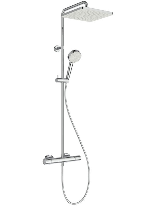 Ideal Standard Колона За Душ Без Батерия Сребриста
