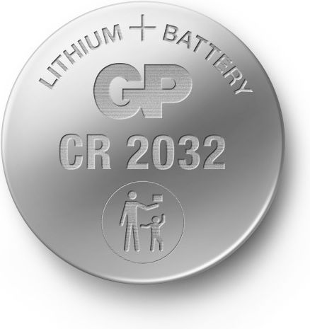 Литиева Батерия Тип Бутон GP CR2032 3V Насипно 25 Броя В Табла