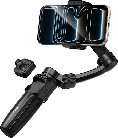 Hoco K91 Mobile Gimbal with 3-Axis Stabilizer and 5 Hours Operation Black
