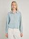 Long Sleeve Women's Denim Shirt Blue 62-003.055.N0000