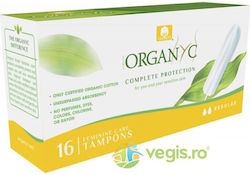 Organic Cotton Regular Tampons 16pcs