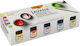 Kreul Javana Xxl Fabric Paint Set 5 X 50 Ml Golden Yellow Red Lavender Light Blue May Green