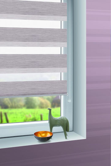 Gardinia Rollos Partieller Blackout Doppelt Braun P120xH150cm