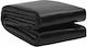 vidaXL Black Pool Cover Protective 210x210cm