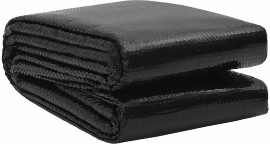vidaXL Black Pool Cover Protective 210x210cm