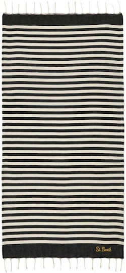 Mc2 Saint Barth Foutas N-towel Black 8051689482719