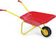 Costway Kids Garden Cart Plastic All Terrain Wheels Indoor Outdoor Red Yellow 3+ Years 36 x 45 x 78 cm Tp10485re