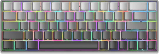 White Shark GK-007711 Gaming Mechanical Keyboard with RGB Lighting (English US) Red