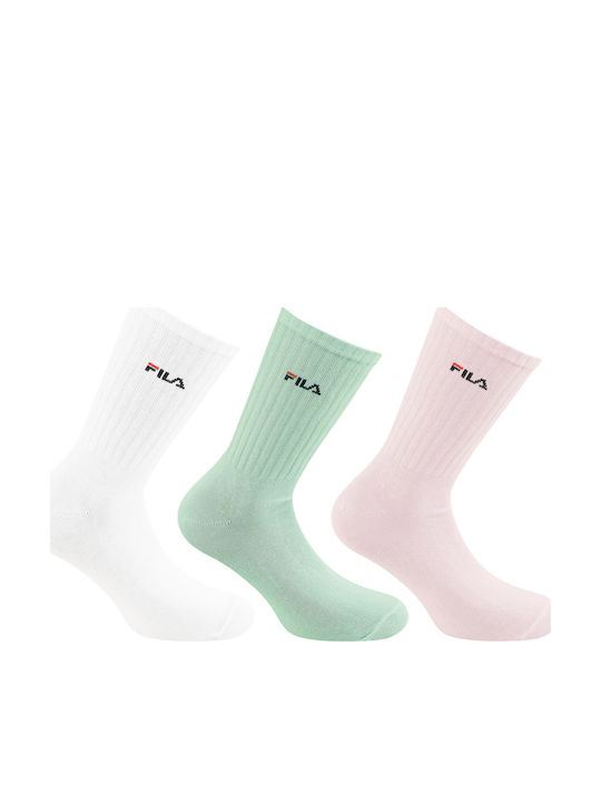 FILA Sports Socks White 3 Pairs