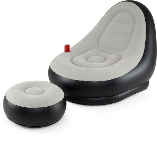 Costway Inflatable Armchair Gray 6.5x6.5cm