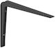 Element-System Corner Shelf Made of Metal in Black Colour