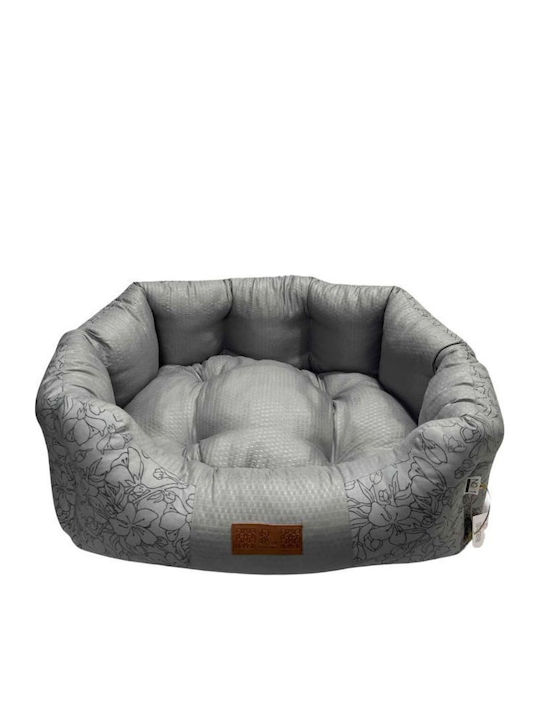 Pet Strom Диван Легло За Кучета Сив 76x68см