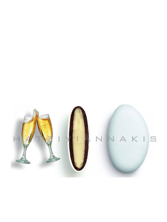 Iliadis Sugared Almonds in Standard Shape with Zabaglione Flavour 1000gr