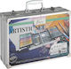 Nassau Art Set 110 Τεμαχίωναχίων Μεταλλικό Πτυσσόμενο Βαλιτσάκι 34,5x23x8cm