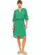 Pink Label Women's Beachwear Caftan Sea Green