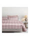 Das Home 1726 Bettlaken Super-Doppel 240x260cm Rosa (4 Stück)