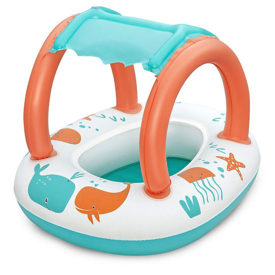Kinder Schwimmtrainer mit Durchmesser 84cm und Sonnenschutz