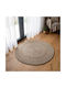 Ravelia Round Jute Gray Rug Φ80cm