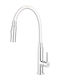 Ferro Zumba Slim White Counter Kitchen Faucet
