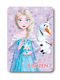 Disney Cot Blanket Home Frozen 01 Fleece Lilac 100x140cm