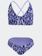 Nike Lace Up Kids Swimwear Bikini Purple