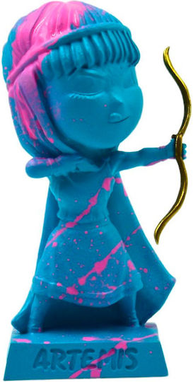 Ichor Studio Decorative Statuette from Stone FS05 Sky Blue Pink 15cm