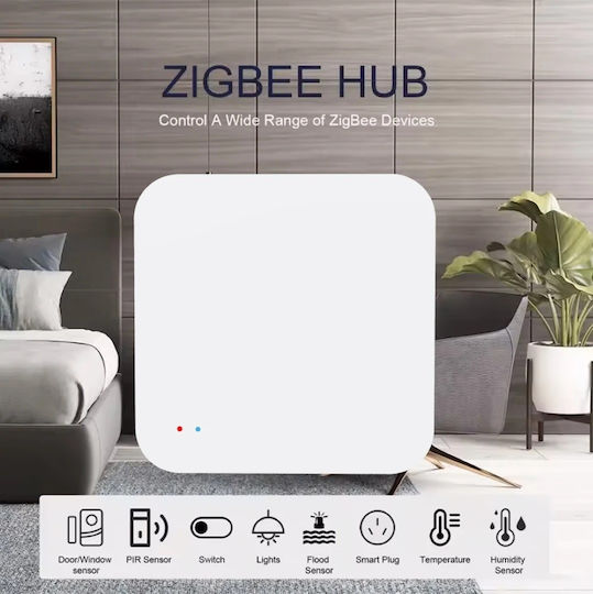 Tuya Smart Gateway Wi-Fi / Zigbee Съвместим с Google Home и Alexa