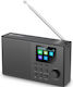 Sandberg Recharge Pocket Radio Rechargeable DAB+ with Bluetooth and USB Black
