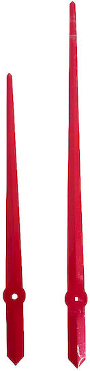 Uhrzeiger 39cm 31.5cm Großes Metallmechanismus Rote