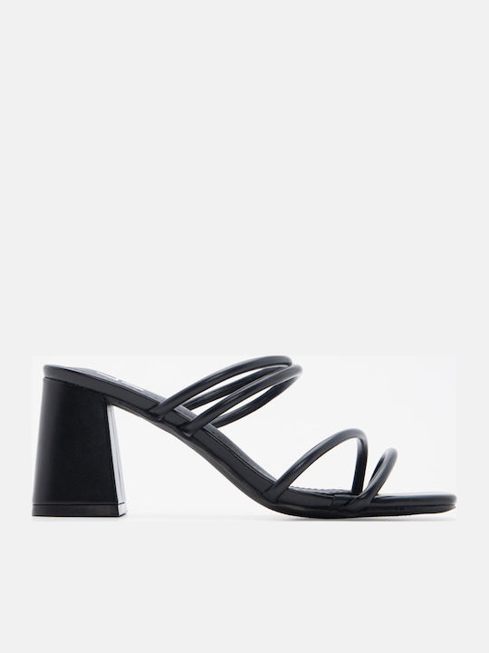 Luigi Black Sandals