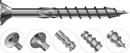 Koelner Винт с Диаметър M4 и Дължина 30mm 28 Бройки