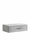 vidaXL Konsolentisch Holz Grau M59xB34,5xH17cm
