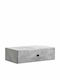 vidaXL Konsolentisch Aus Holz Grau M59xB34.5xH17cm