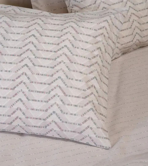 Melinen Paris Σετ Μαξιλαροθήκες Grey 50x70εκ.