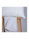 Melinen Coral Set Bed Sheet with 1 Pillowcase for Single Bed with Elastic 100x200+32cm 2 Pieces