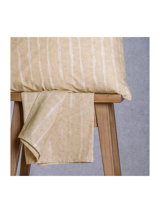 Melinen Kai Set Bed Sheet with 2 Pillowcases Su...