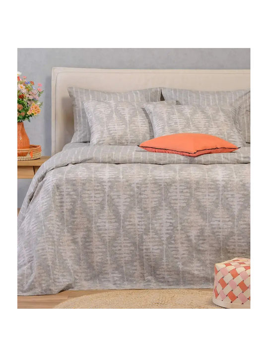 Melinen Kai Single Bed Sheet Set With Rubber Hu...